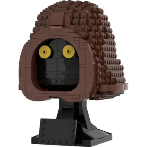 740Pcs War Helmet Bricks Model Kits MOC-70376 Assembly Building Blocks Stem Toys Compatible with 75277/75304 (Designed by Albo)