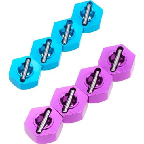 Aluminum 12mm Wheel Hex Drive Hub Adaptor Thickness M5 5mm For HSP RC Model Car Hop-up Parts