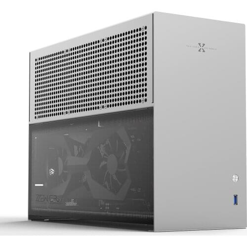 ZZAW C3 Aluminum MATX Computer Case Desktop PC Tower ATX&SFX/SFX-L Power Supply/ATX& DTX&ITX Mother Board/360/240/120& Cooling