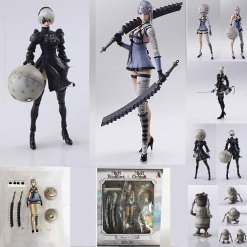 Sexy Kaine Automata No. 2 YoRHa NieR Replicant Gestalt Figure Type B 2B Action Figure Collection Model Toys 14cm
