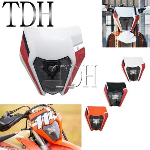 Enduro Dual Sport Head Light Headlight Headlamp For 500 450 350 300 250 200 150 125 EXC SX SXF XC XCW SMR XC-W Six Days TPI