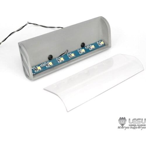 LESU Metal Sun Visor LED Roof Light Box for 1/14 RC DIY TAMIYA Scania Tractor Truck Highline Model