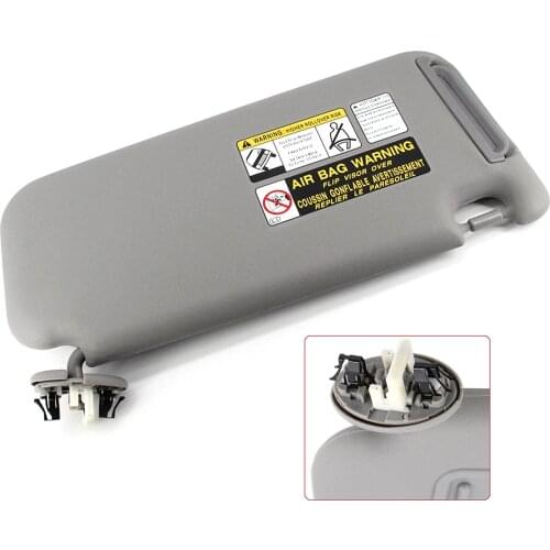 Left Side Sun Visor w/ Sunroof 74320‑42501‑B2 for RAV4 2006‑2009 Gray