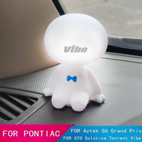 Cartoon Shaking Head Figure Car Ornaments Big Hero Doll Toy For Pontiac Aztek G6 Grand Prix GTO Solstice Torrent Vibe Fiero
