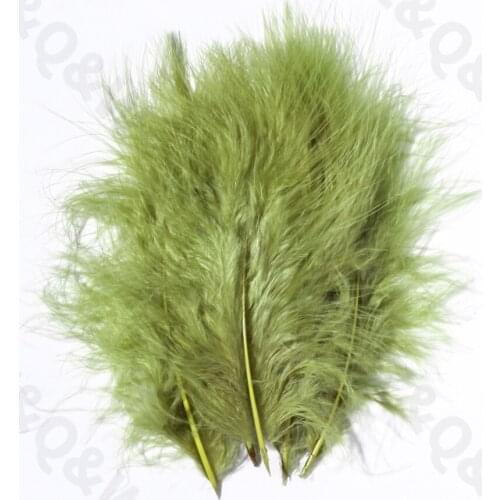 Natural and beautiful 10-15CM turkey full down feather 4-6 inches dyed army green 100-500 DIY decorative crafts decoration