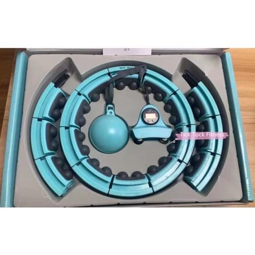 Non Slip-Off Yoga Fitness Circle Thin Waist Slender Ring Gym Workout Flat Abdomen Fat-Burning Weight-Losing Belly Slimming Hoop