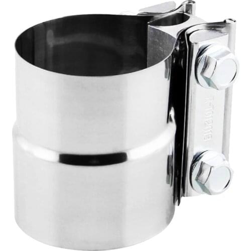 Durable Stainless Lap Joint Exhaust Clamp Sleeve Band 2.25 Inch to 2.5 inch High Quality and Brand New