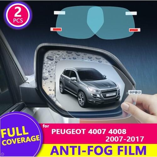 For Peugeot 4007 4008 2007-2017 2014 2015 2016 Rearview Mirror Film HD Anti-Fog Rainproof Auto Mirror Sticker Car Accessories