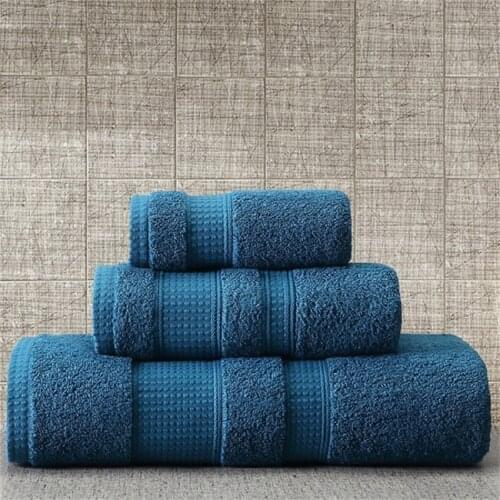 Luxury Home Hotel Bathroom Towel Set Thicken 100% Cotton Hand Face Towel and Bath Towel Soft Water Absorbent Shower Gift Towels