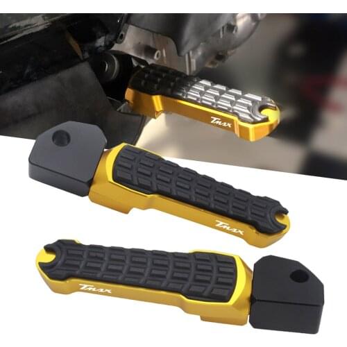 SEMSPEED TMAX Logo Foot Pegs Left Right Hold Foot Platform Yamaha Accessories TMAX 530 560 500 2012-2018 2019 2020 2021 Footrest