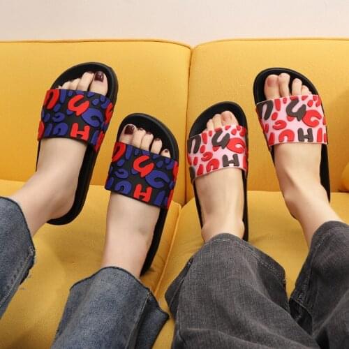 Slippers Fashion Slippers Korean Version Out of The Outdoor Thick Soles To Increase The Slippers Shoes for Women Flat Slippers