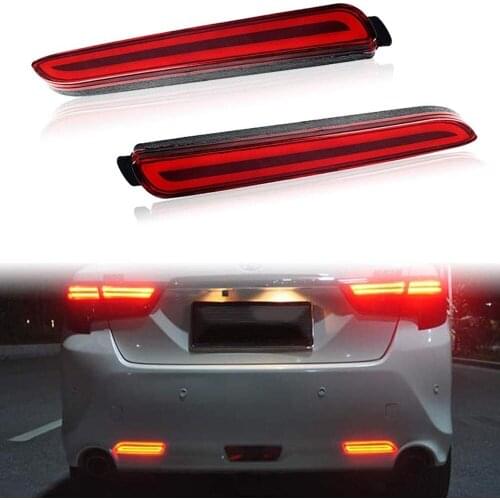Led Car Rear Bumper Reflector Tail Brake Light Bar For Toyota Camry Reiz Wish Sienna Innova Lexus Isf Gx470 Rx300