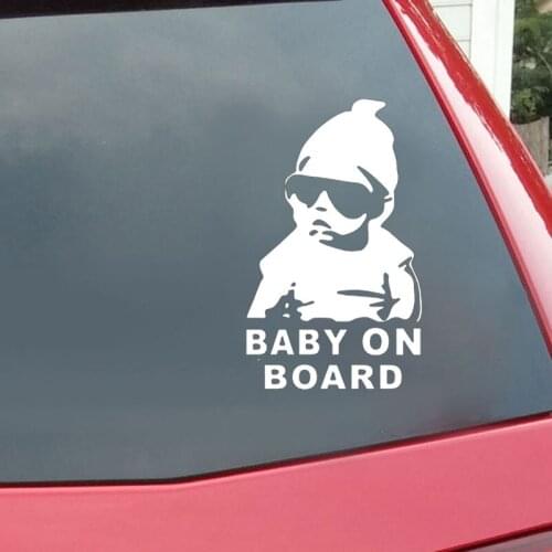 Reflective Waterproof Baby On Board Car Sticker for Ford Focus kuga Fiesta Ecosport Mondeo Skoda octavia Fabia Rapid Yeti
