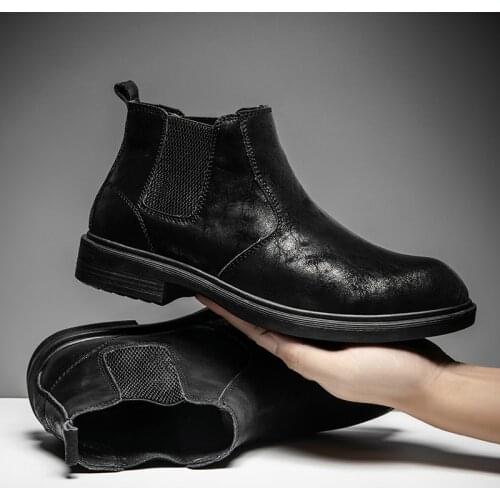 WIENJEE Men's Chelsea Boots