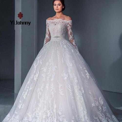 Yi Johnny Long Sleeve Wedding Dresses