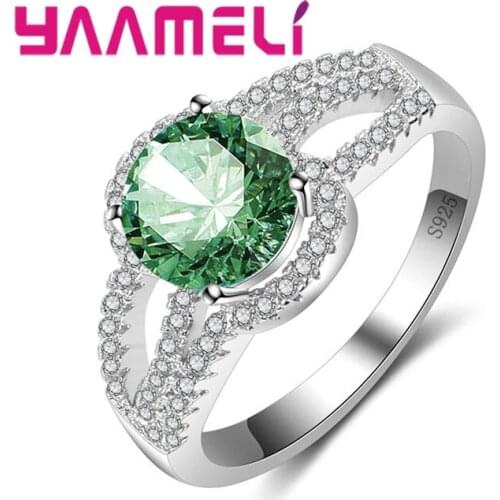 Brand Women Ring 925 Silver Finger Engagement Rings for Women Wedding Rings Body Jewelry Size 6 7 8 9 Wholesale