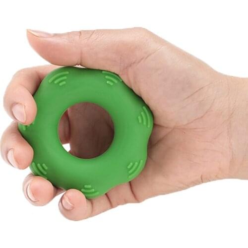 1pc Hand Grip 3 Sizes Massage Silicone Strength Trainer Ring Gripper Expander Hand Power Traning Relaxing Tool