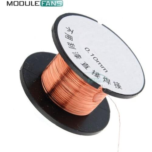 10PCS 0.1MM Copper Solder Soldering Welding Phone Repair PPA Enamelled Reel Wire