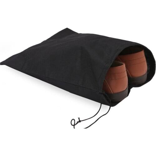 2Pcs/lot Environmental Shoes Drawstring dust bag Travel Pouch Storage Portable Tote Drawstring Dust Bag
