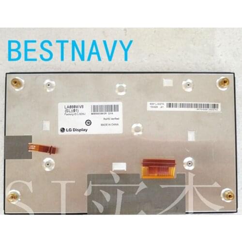 Free shipping new 8inch LCD display LA080WV8(SL)(01) LA080WV8-SL01 screen panel for Mercedes car GPS navigation LCD monitor