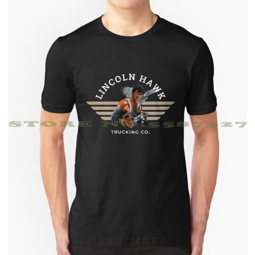 Lincoln Hawk Trucking Company Black White Tshirt For Men Women Over The Top Lincoln Hawk Primotees Top Selling Idea Funny Arm