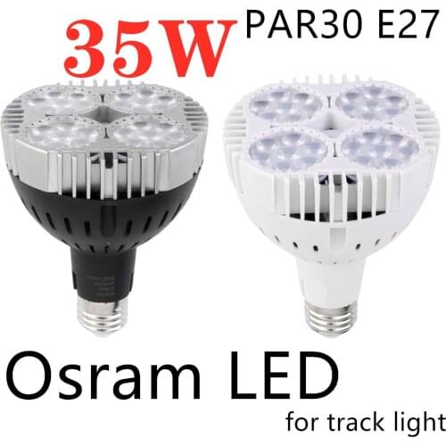 2 Year Warranty led PAR30 lamp 35W track light par Light Bulb PAR30 E27 COB Osram LED Warm White spot lamp for clothes shop