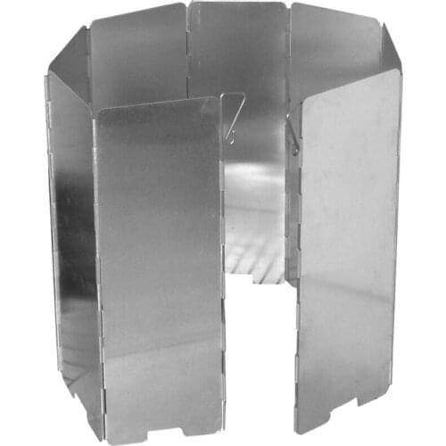 Windshield Burner Windproof Screen Camping 24x83cm Multifunctional Gas 10pcs Foldable With Oxford Cloth Bag Good Quality Cooker