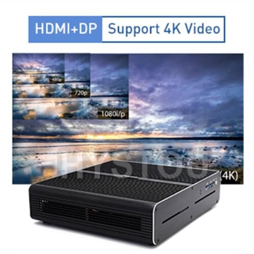 Gaming Mini PC Intel Core i7 7920HQ NVIDIA GeForce GTX1650 4gb 2*DDR4 Game Computer Desktop Windows 10 4K HDMI DP DVI 3 Display