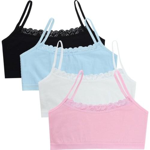 Hot Puberty Yoga Bra Sports Fitness Tops Gym Sport Bra Kids Sport Bra Push Up Running Sports Bra Tops Full Cup Seamless Training