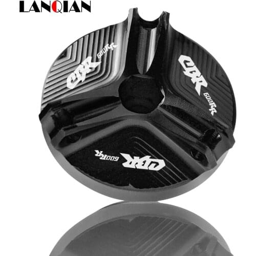 Motorcycle CNC Engine Oil Filter Cup Plug Cover Screw Engine Oil CUP FOR HONDA CBR600RR CBR 600RR CBR 600 RR 2003 2004 2005-2018