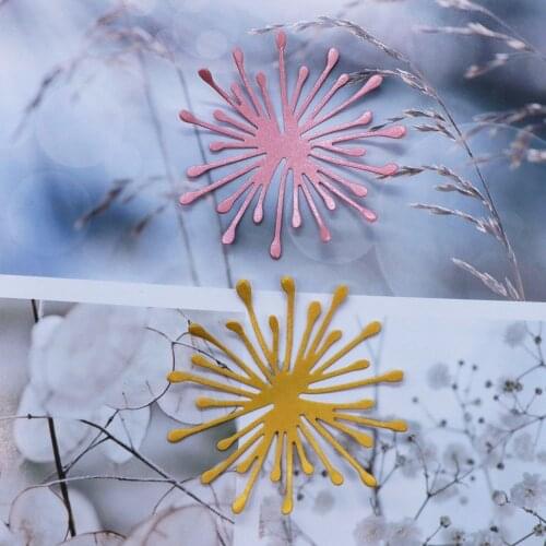 Dandelion Metal Cutting Dies Scrapbooking Photo Album Card Making Craft DIY Embossing Etched Stamps and Slimline Die Stencil