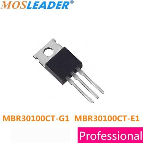 Mosleader TO220 MBR30100CT-G1 MBR30100CT-E1 50PCS MBR30100CT-G MBR30100CT-E High quality