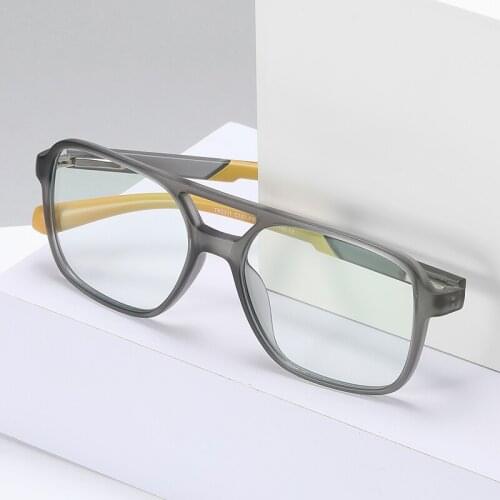 2020 Men Blue Light Blocking Glasses Women Anti Blue Light Glasses TR90 Optic Retro Frame Double Bridge Reading Computer Goggles