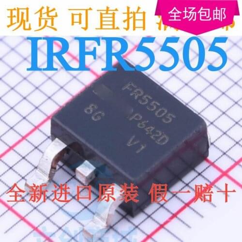 New 10pcs/lot IRFR5505TRPBF IRRFR5505 RFR5505 TO-252-3