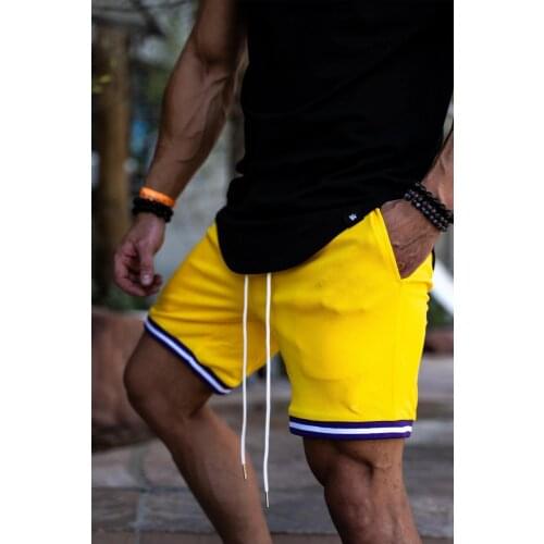 Summer New Mens Sports Casual Shorts Training Basketball Quick-Drying Jogging Beach Five-Point Pants