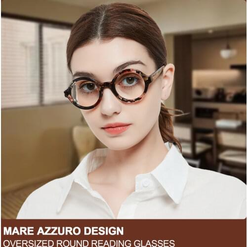 Reading Glasses Women Clear Lens Round Eyeglasses Blue Light Glasses Optical Spectacle With Diopter 0 to+6.0 oculos redondo MA
