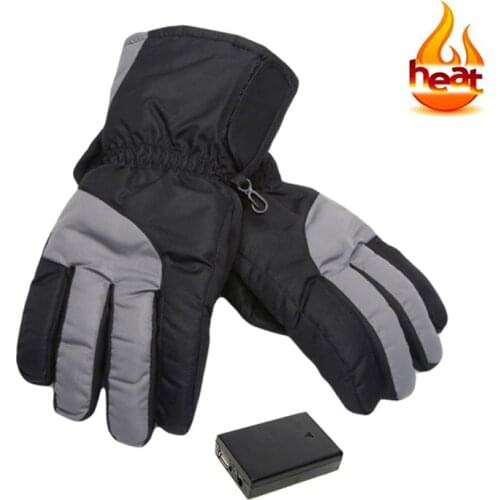 ZW Finger Electric Gloves USB Outdoor Heating Battery Ski Gloves Thick Heating Gloves Outdoor Sports Accessories