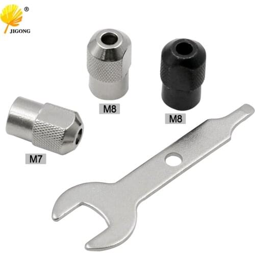 Rotary tool electric chuck special nut chuck M8x0.75 M7x0.75mm universal chuck