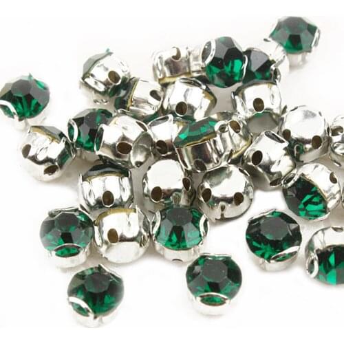 SS30 100 PCS Glass Rhinestone Sewing On Clothes Wedding Dress DIY Fashion Rhinestone Decoration Sticker Sewing Accessories