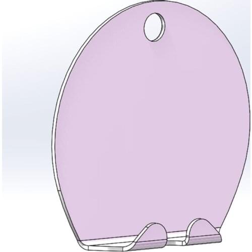 TY21 Portable Bathroom Shower Fog Free Travel Mirror Washroom Shaving Mirrors U2JD