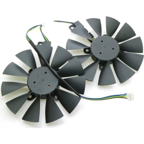 T129215SU 12V 0.5A 87mm VGA Fan For ASUS GTX1060 GTX1070 RX480 RX570 Graphics Card Cooling Fan