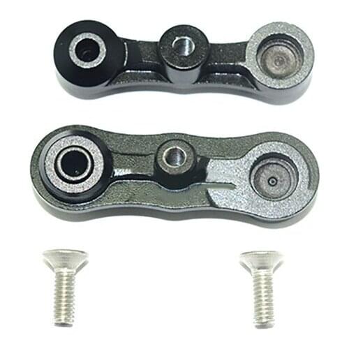 Aluminum Alloy Upper Lower Steering Bell Crank Mount Fixed Code for LOSI 1:6 SUPER BAJA REY RC Car Parts