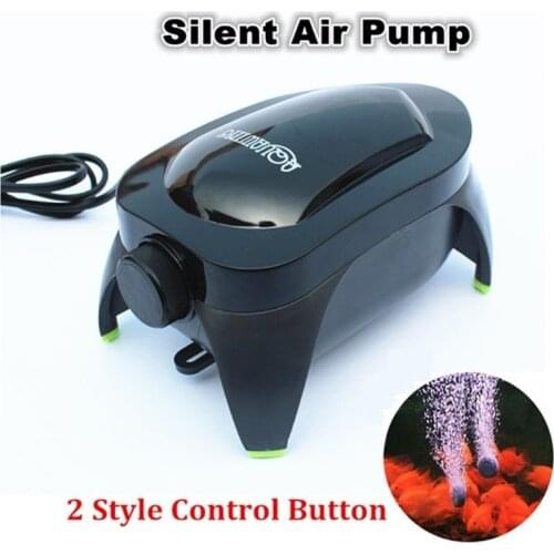 Super Aquarium Air Pump Fish Tank Air Compressor For Aquarium Adjustable Silent Quiet Air Control Aquarium Fish Accessories