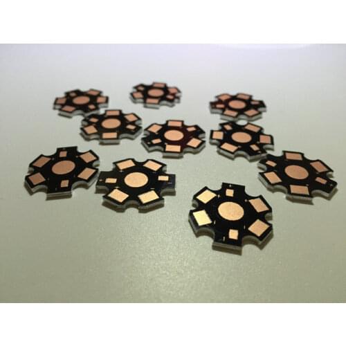 10pcs/lot 1W3W high power LED 20MM aluminum plate. lamp beads radiator fins plate heatsink Lamp beads board