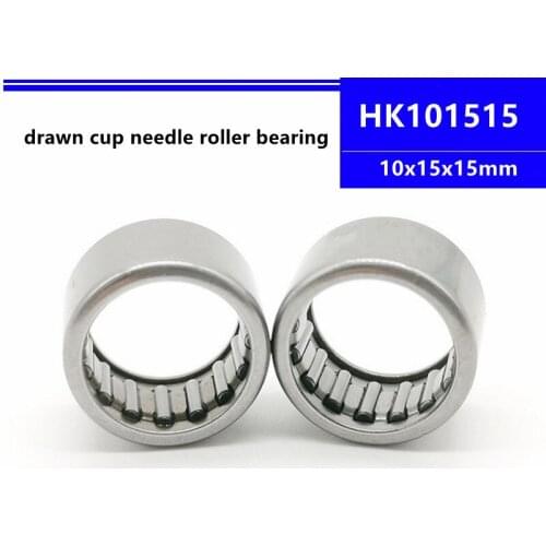 50pcs/100pcs high quality HK101515 10x15x15mm Drawn Cup Caged Needle Roller Bearing 10*15*15mm