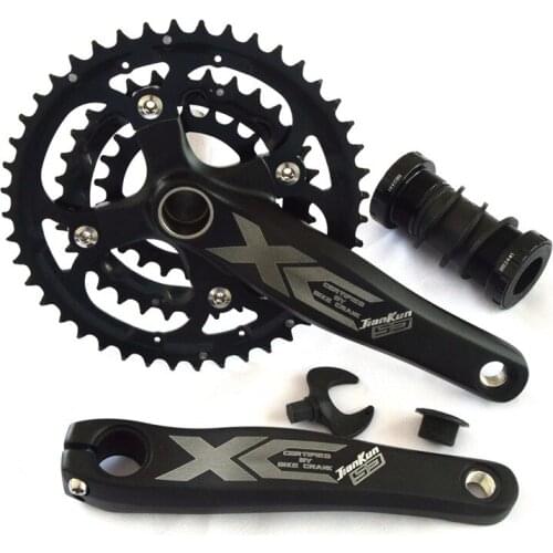 Mountain Bike Hollow Integrated Chainring 27 Speed Bicycle Accessories Sprocket 22-32-44 Chainring 170mm Bicycle Crank Chainring