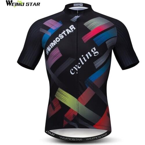 Weimostar Brand Cycling Jersey Top 2019 Pro Team Bicycle Clothing Maillot Ciclismo Summer Mens MTB Bike Jersey Shirt Cycle Wear