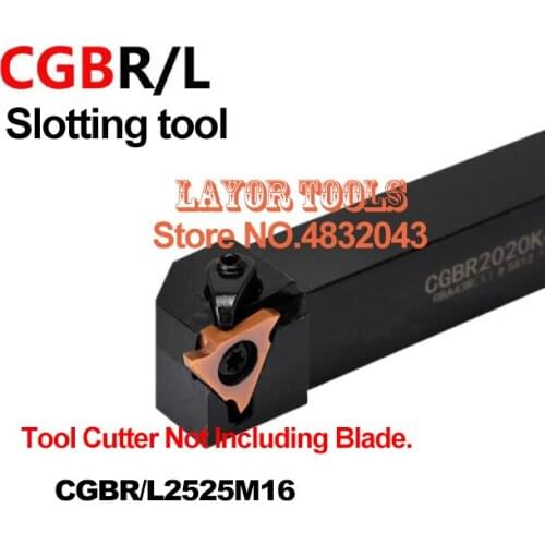 CGBR2525M16 External Grooving tool,Grooving Holder,CNC Cutting tools,Indexable CNC Turning Tools for TGF32R Inserts Holder
