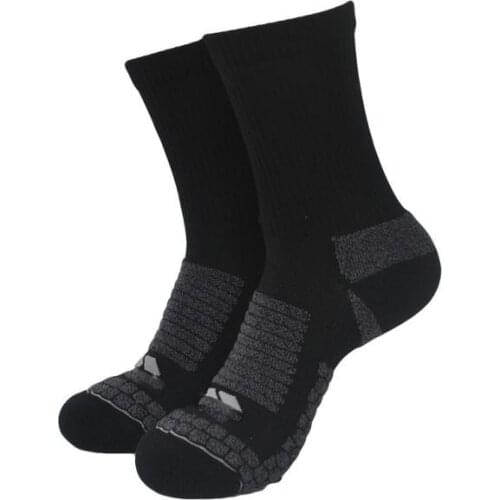 OUT-251Outdoor Boneless Honeycomb CoolMax Terry Thickened Cushioning Wear-resistant Compression Sports Socks Basketball Socks