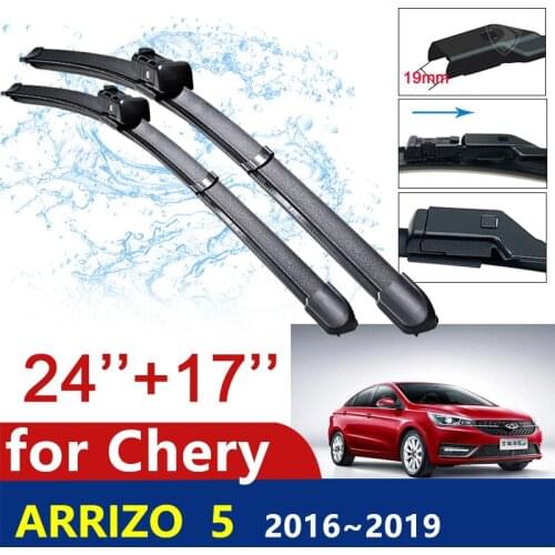 For Chery Arrizo 5 2016~2019 2017 2018 Car Wiper Blade Front Window Windscreen Windshield Wipers Car Accessories Stickers